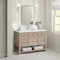 James Martin Vanities 48'' Single Vanity, Whitewashed Oak w/ Single Hole 3CM White Zeus Quartz Top & Backsplash 330-V48-WWO-1WZ - alternate 6